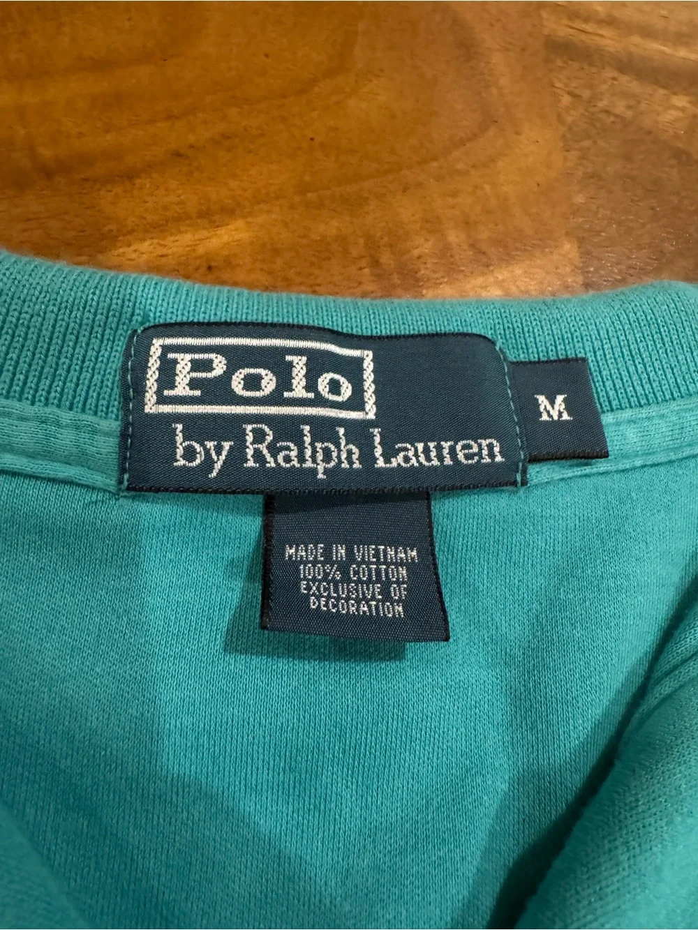 Ralph Lauren Men’s Turquoise Polo with Red Pony Size: M EUC